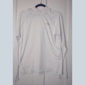 The North Face®: Women's White Hooded Dry Fit Shirt